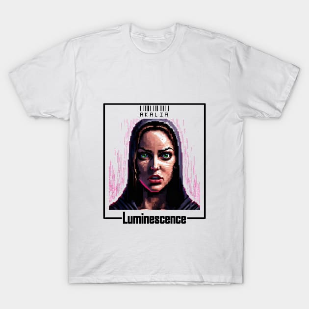 The Portrait of Akalia White T-Shirt by Jackson Williams